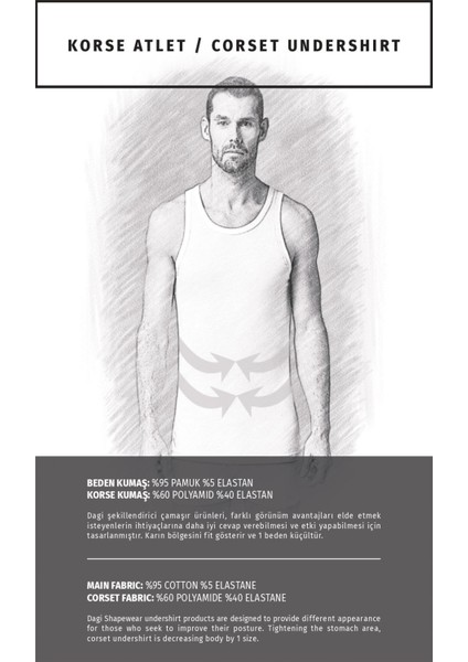 7000 Erkek Korse Atlet-Siyah fırsatları