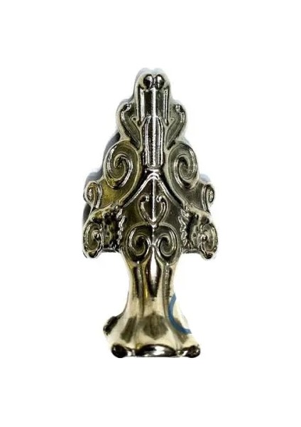 Mulvxkrg KRG02 Lükens Sandık Ayağı, Kutu Ayak 4 cm - Nikel (Mulvix)