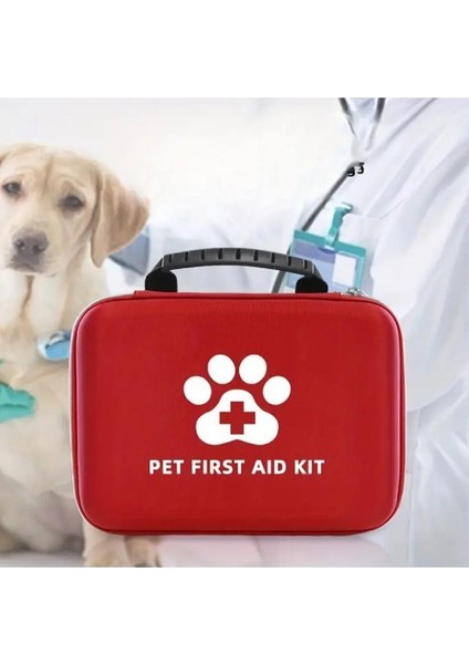 Kedi Köpek Acil Ilk Yardım Seti Pet Ecza Çanta Tıbbi Malzeme Tedavi Yürüyüş Tatil Kamp Çantası