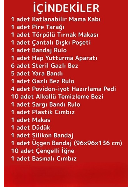 Kedi Köpek Acil Ilk Yardım Seti Pet Ecza Çanta Tıbbi Malzeme Tedavi Yürüyüş Tatil Kamp Çantası modelleri