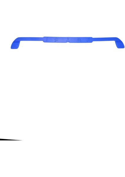 Çocuk Slikon Köşeli Gözlük Askısı Koyu Mavi