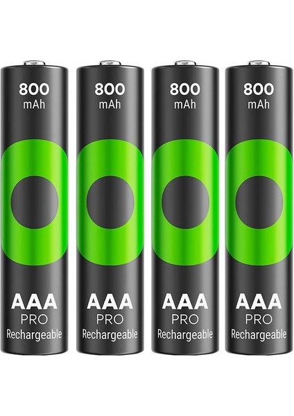 Recyko Pro 800 Mah Ni-Mh 1.2 Volt Aaa Ince Kalem Şarjlı Pil 4lü Paket