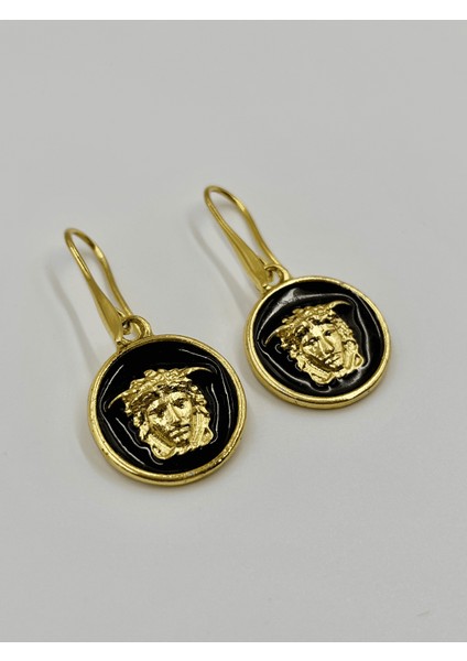 Medusa No:1 Altın Kaplama Küpe modelleri