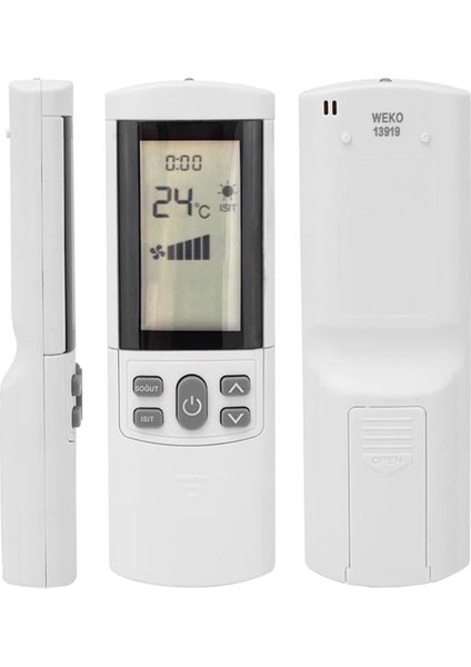 Vestel Yeni Model Kapaklı Beyaz Klima Kumandası