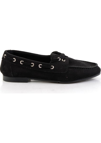 Siyah Kadın Loafer Ayakkabı K01503727572