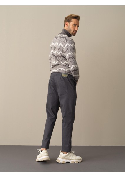 Pamuklu Beli Lastikli Regular Fit Pantolon