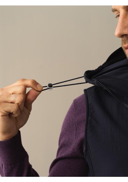 Erkek Lacivert Regular Fit Polar Yelek