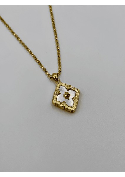 Vivienne No:2 Sedef Çelik Kolye fiyatları