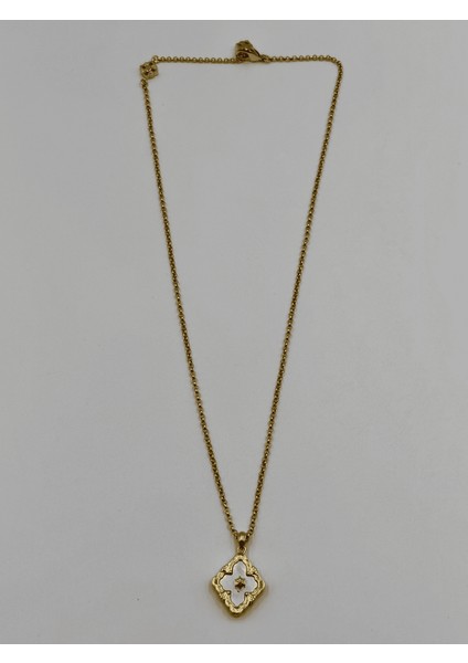 Vivienne No:2 Sedef Çelik Kolye indirimleri