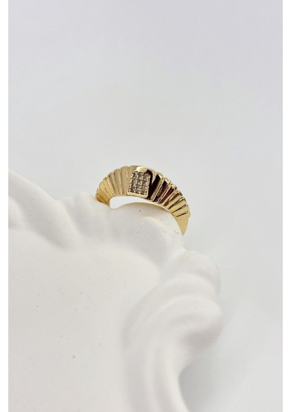 Solara No:2 Altın Kaplama Yüzük