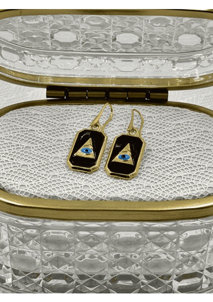 Göz No:1 Altın Kaplama Küpe