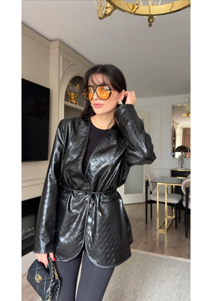 Bttg Siyah Deri Ceket modelleri