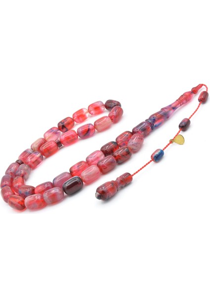 Hakan Turan Imzalı Kapsül Kesim Mavi Pembe Sıkma Kehribar Tesbih fiyatları