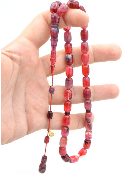 Hakan Turan Imzalı Kapsül Kesim Mavi Pembe Sıkma Kehribar Tesbih fırsatları