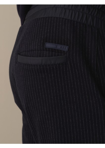 Erkek Lacivert Regular Fit Jogger Pantolon