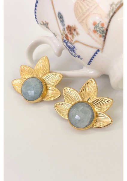 Sacred Memory No:2 Altın Kaplama Küpe