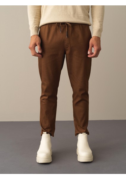 Erkek Camel Regular Fit Pantolon indirimleri
