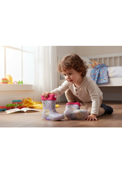 Muhdamad Unicorn Su Geçirmez Kız Çocuk Yağmur Çizmesi fiyatları