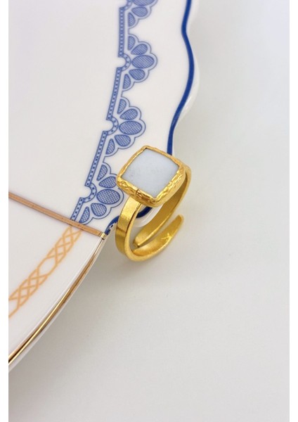 Light Of Serenity No:1 Altın Kaplama Yüzük