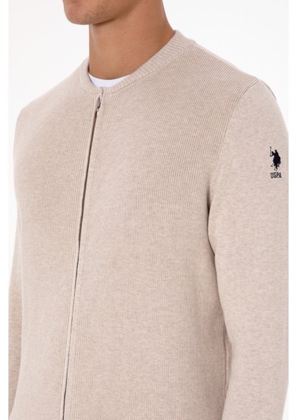 Erkek Taş Melanj Hırka (Triko) 50313721-VR225