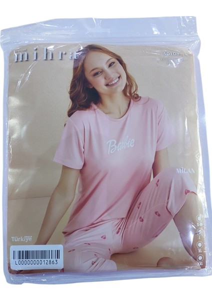 Milan Kaprili Kısa Kollu Pijama Takımı