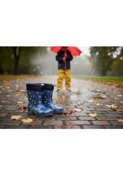 Muhdamad Çocuk Bot Kar Botu Yağmur ve Kar Geçirmez Kürklü Bot modelleri