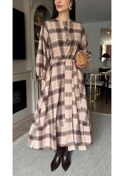 Kahverengi Oduncu Elbise indirimleri