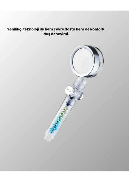 Buğz Basınçlı El Duşu Başlığı – Döner Pervaneli, Göz Kamaştıran Yağmur Etkisi fırsatları