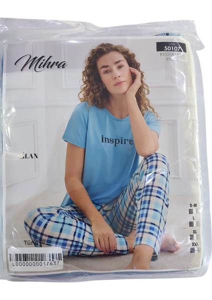 Milan Kısa Kol Alt Uzun Pijama Takımı