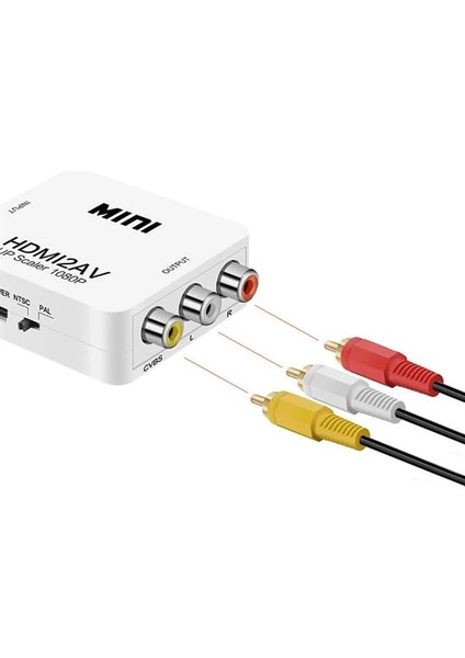 G-573O HDMI To Rca Mini Model 1920X1080 Çevirici Konvertör fırsatları