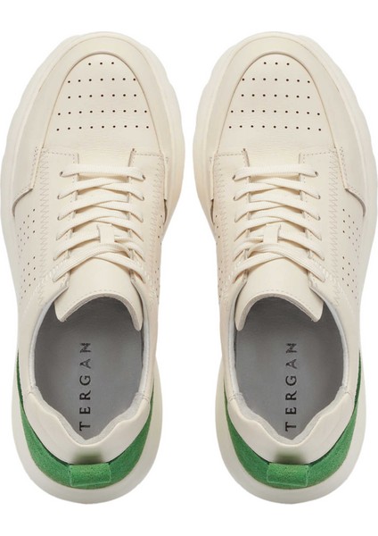 Bej Hakiki Deri Kadın Sneaker - K24I1AY67297-A25