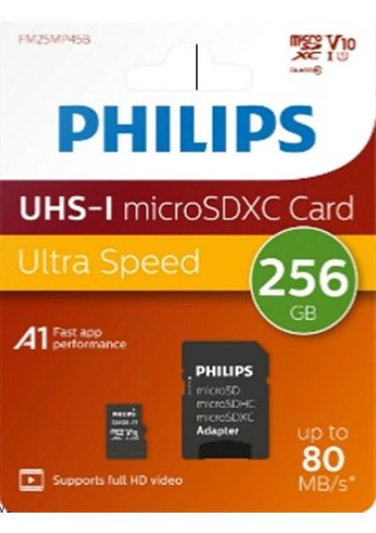 FM25MP45B/00 256GB CLASS10 Uhs-I U1 Tf Adaptörlü Micro Sdxc Hafıza Kartı