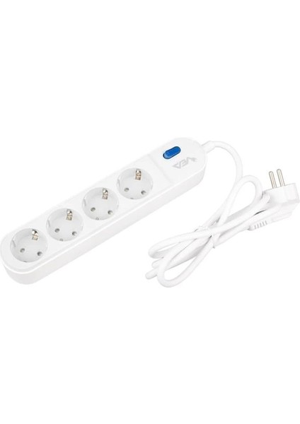 VE-VEGA104 A Class 4'lü Anahtarlı 1.5 Metre Akım Korumalı Priz modelleri