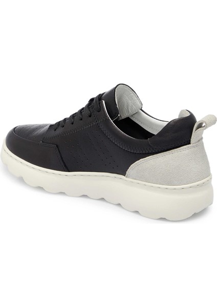 Siyah Hakiki Deri Kadın Sneaker - K24I1AY67297-A23