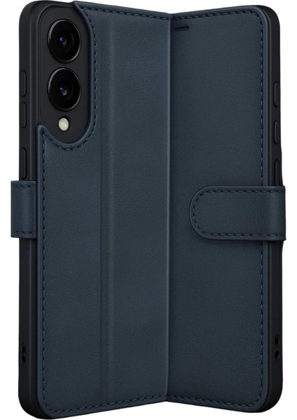 Samsung Galaxy S25 Edge Trend S Plus Kapaklı Kılıf - Lacivert indirimleri