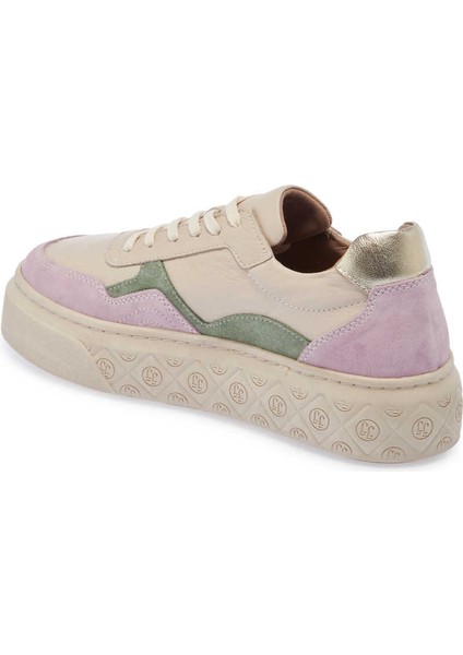 Bej Hakiki Deri Kadın Sneaker - K24I1AY67300-A25