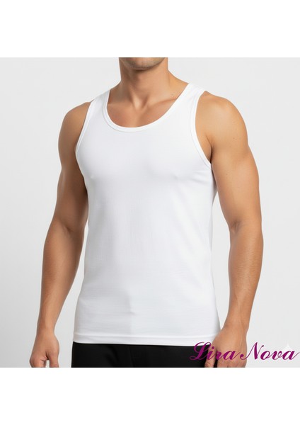 Klasik Beyaz Atlet Suprem Kumaş %100 Coton 10'lu Hertip Sporcu Atlet indirimleri