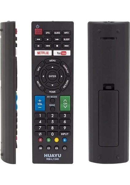 Sharp RM-L1346 LCD Netflix LCD LED Tv Kumandası