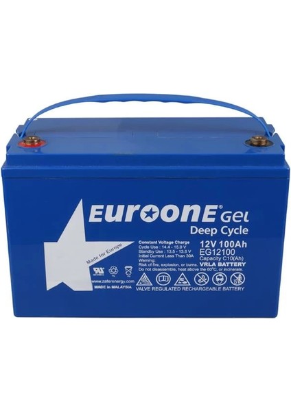 EG12100 12 Volt 100 Amper Deep Cycle Jel Akü fiyatları