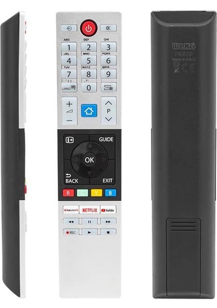 CT-8528 Netflix-Youtube-Rakuten Tv Tuşlu Lcd-Led Tv Kumanda
