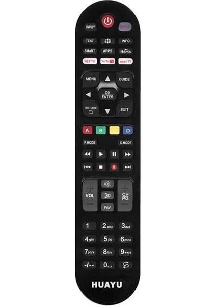 URC1517 Netflix-Youtube-Amazon Tuşlu LCD LED Tv Universal Kumanda