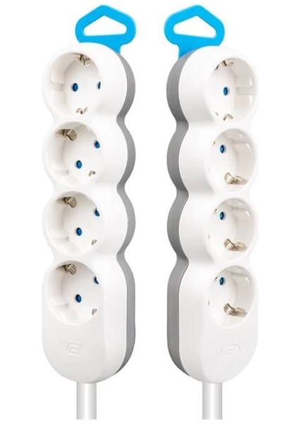 VE-2S4N 4'lü 1.5 Metre Kablolu Grup Priz fiyatları