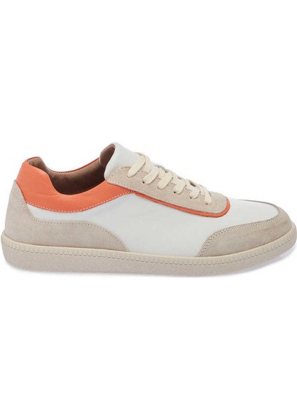 Beyaz Hakiki Deri Kadın Sneaker - K24I1AY67301-A26