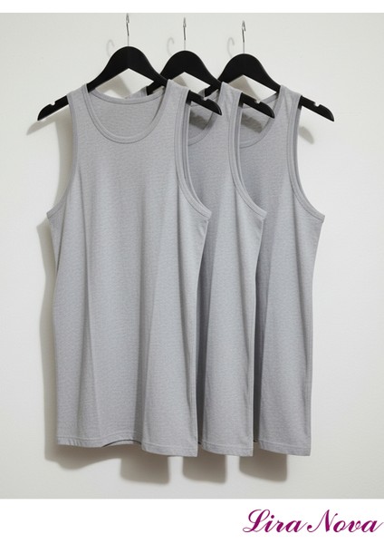 Klasik Gri Atlet Suprem Kumaş %100 Coton 10'lu indirimleri