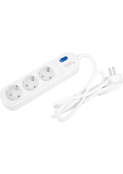 VE-VEGA103 A Class 3'lü Anahtarlı 1.5 Metre Akım Korumalı Priz modelleri