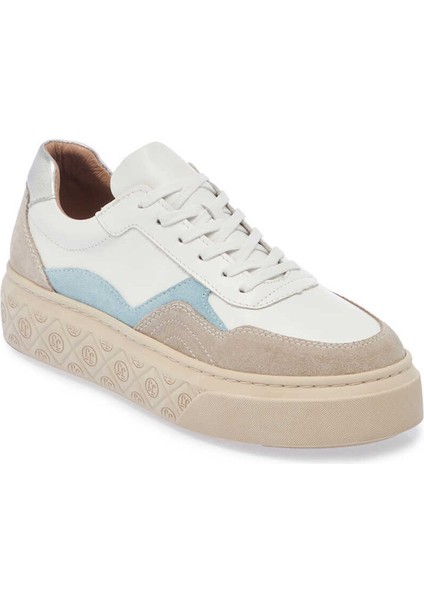 Beyaz Hakiki Deri Kadın Sneaker - K24I1AY67300-A26 indirimleri