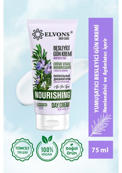 Yaşlanma Karşıtı, Niacinamide Nemlendirici Makyaj Öncesi Kremi, Biberiye Yağı, E & B3 Vitamini 75 ml