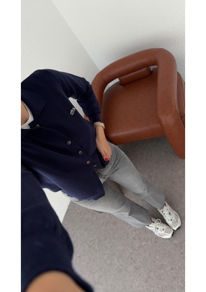 Polo Yaka Lacivert Hırka fiyatları