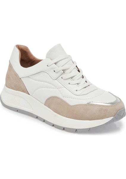 Bej Hakiki Deri Kadın Sneaker - K24I1AY67304-B79 indirimleri