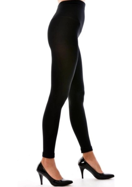 Kadın Siyah Termal Tayt